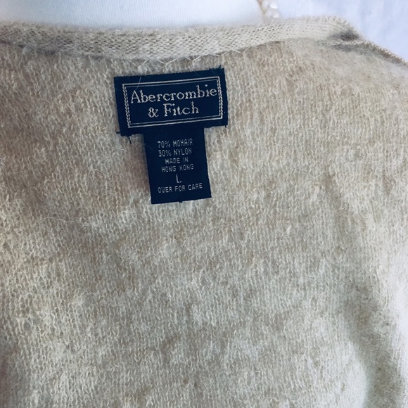 Abercrombie and Fitch Mohair Cardigan. Washable. L - Picture 5 of 6